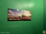 Emerald City Unlimited train car production still at the Wicked store at Universal Orlando Resort