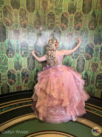 Glinda character meet and greet at the Wicked store at Universal Orlando Resort