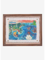 BoxLunch Moana 2 merchandise collection-Moana framed map wall art