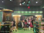 Emerald City-themed interior of the Wicked store at Universal Orlando Resort