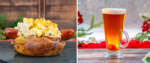 Disneyland resort holiday food guide 2024-santa’s vacation sausage potato and spiced apple tea
