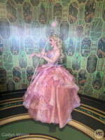 Glinda character meet and greet at the Wicked store at Universal Orlando Resort