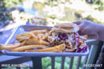 MIke Kindrich_MiceChat_Disneyland_Bayou Country_Hungry Bear BBQ Jamboree_Barbecue Pulled Pork Sandwich_Beerbattered Fries_$15.99 (1 of 1)