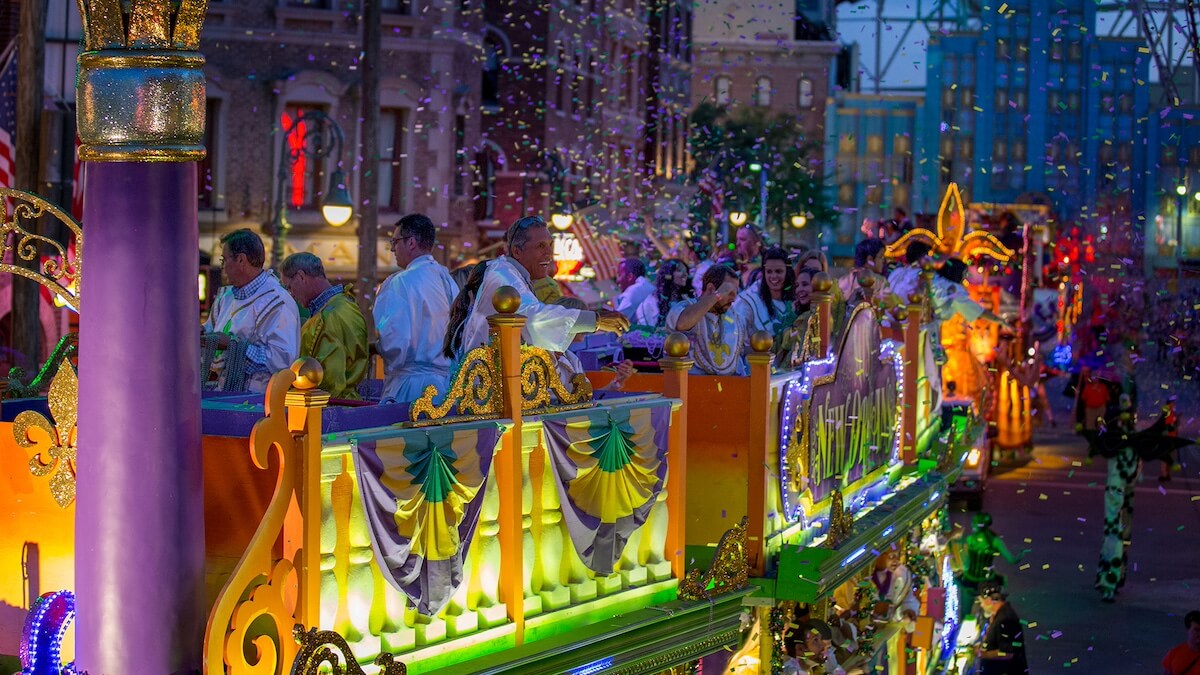 Universal Orlando Mardi Gras 2025
