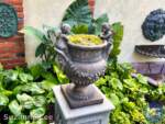 disneyland 1 Disneyland Haunted Mansion Queue Garden urn MiceChat