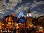 disneyland-beauty fantasyland night matterhorn- MiceChat