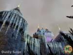 disneyland beauty holiday castle night side clouds MiceChat