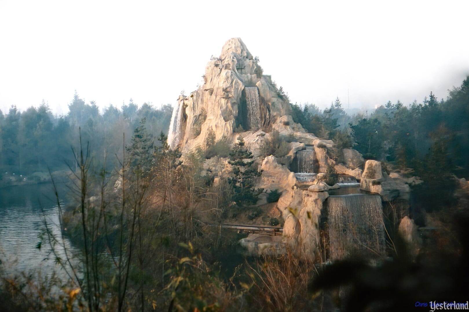 Yesterland: Cascade Peak on the Rivers of America Cascade Peak on the Rivers of America