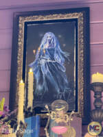 Disneyland Madame Leota’s Somewhere Beyond shop-bride with cat painting