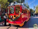 disneyland beauty christmas dca red car MiceChat