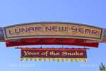 California Adventure Lunar New Year Sign Year of the Snake