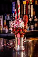 Downtown Disney Black Tap Valentine’s Day 2025 Red Velvet Cookie CrazyShake