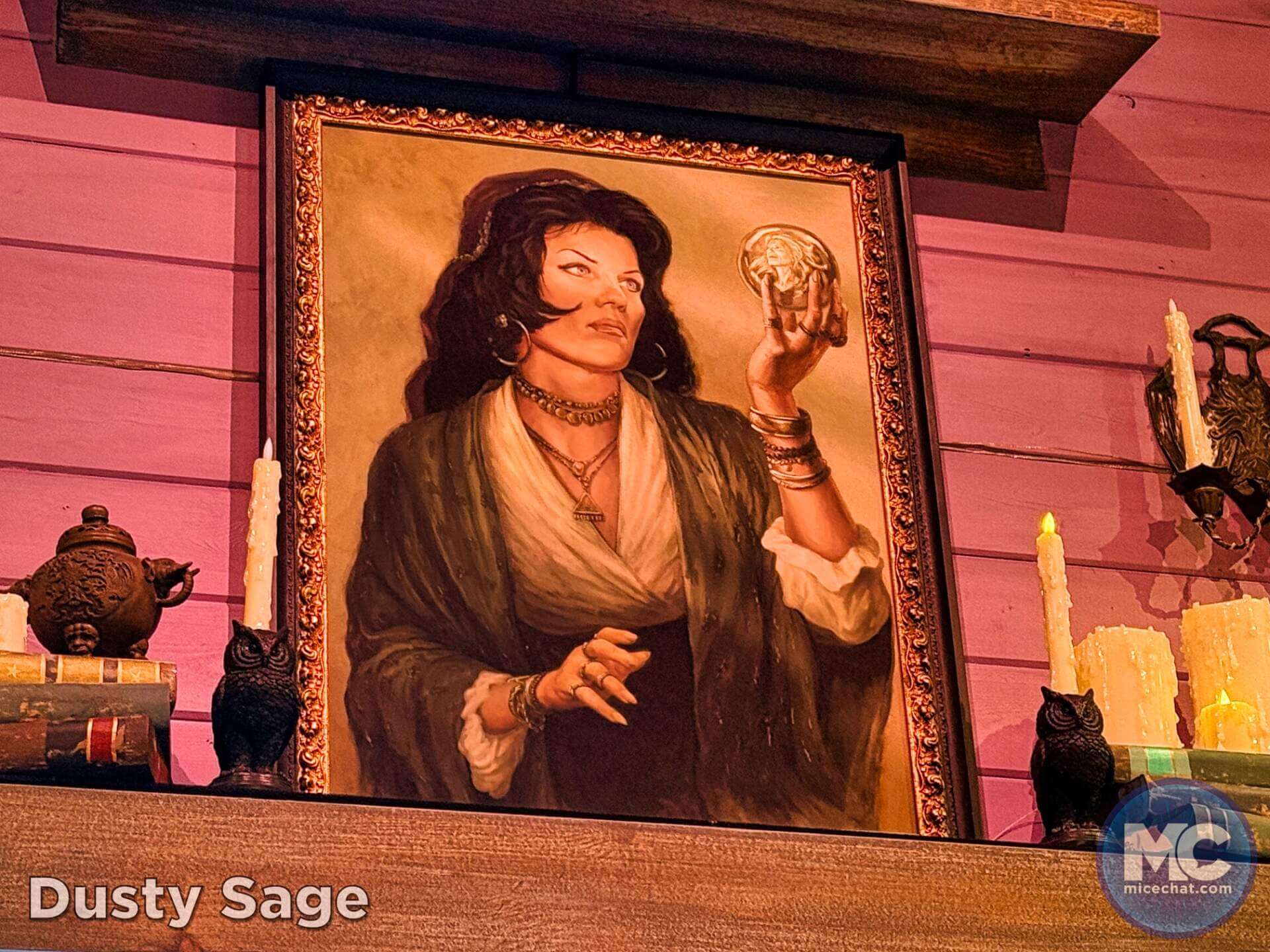disneyland Construction Haunted Mansion Madame Leota MiceChat - MiceChat