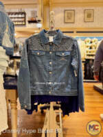 Disneyland-Disney Cinderella 75th anniversary merchandise collection-sequin denim jacket-front