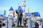 Disneyland_Partners Statue_Brass Figures_Walt and Mickey Mouse