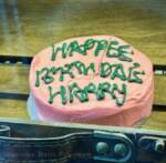 HAPPEE BIRTHDAE HARRY CAKE