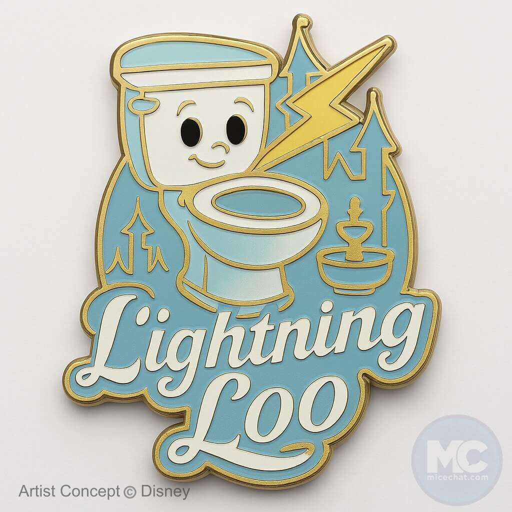 Lightning Loo, DISNEYLAND NEWS: Lightning Loo – Where The Magic Is Flushed Away!