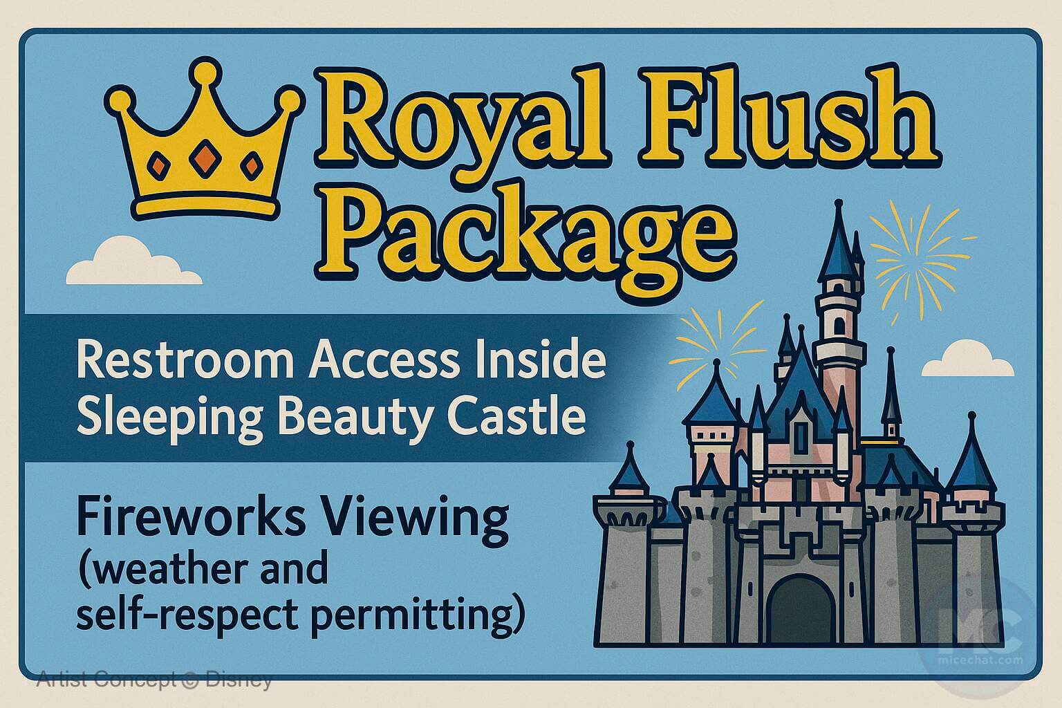 Lightning Loo, DISNEYLAND NEWS: Lightning Loo – Where The Magic Is Flushed Away!