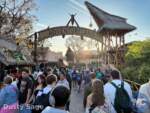 disneyland Crowds Adventureland sign MiceChat