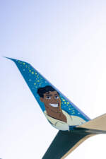 Alaska Airlines reveal of “Tiana’s Bayou Adventure” special livery