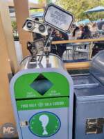 Disneyland Earth Day Trash Can Statue