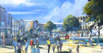 Disneyland Paris Disney Village Redo Concept Art
