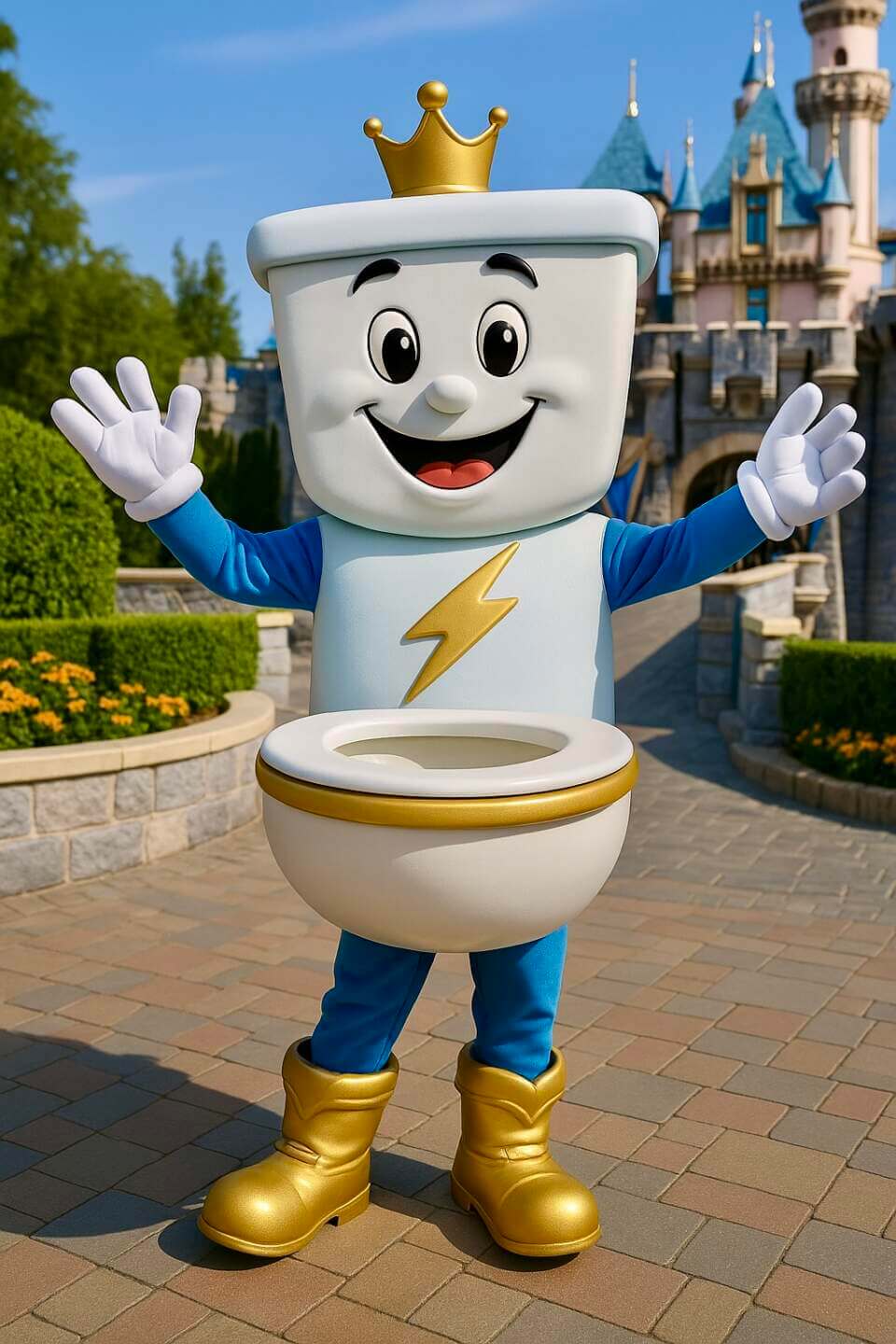 Meet Lightning Louie, Disney's Lightning Loo character