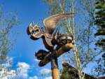 Universal Epic Universe Isle of Berk decor dragon carved lights MiceChat
