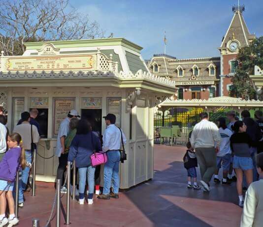 Yesterland: Disneyland Park Ticket Booths