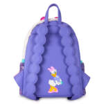Daisy Duck 85th anniversary merchandise collection-Loungefly Daisy Duck mini backpack back detail