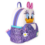 Daisy Duck 85th anniversary merchandise collection-Loungefly Daisy Duck mini backpack side view