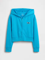Gap Lilo and Stitch collection-kids french terry cropped hoodie