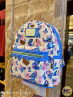 Natalie Kipper-Disney california adventure-disney parks stitch merchandise-Loungefly mini backpack with allover print Stitch Angel and Scrump