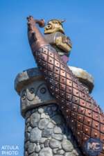 Universal Epic Universe How to train your dragon decor dragon horn closeup MiceChat