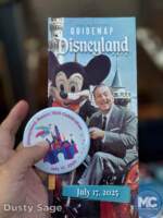 Disneyland July 17 map and button MiceChat