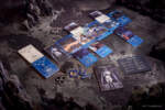 Ravensburger-Star Wars Villainous Cold Tactics game-grand admiral thrawn game board and character mover
