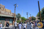 Disney California Adventure_Cars Land_Avengers Campus_Construction_Crane Lifting First Beam