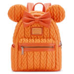 Disney Store-Disney Halloween merchandise 2025-Disney Pumpkin spice collection-scented loungefly mini backpack