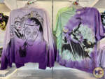 Disneyland-Disney Halloween merchandise 2025-Disney villains collection-evil queen sweatshirt and maleficent shirt