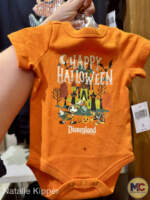 Disneyland-Disney Halloween merchandise 2025-Mickey Mouse Family Halloween Collection-Happy Halloween Mickey and Pluto baby bodysuit