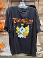 Disneyland-Disney Halloween merchandise 2025-Mickey and Minnie Mouse Ghost Collection-black t-shirt for adults