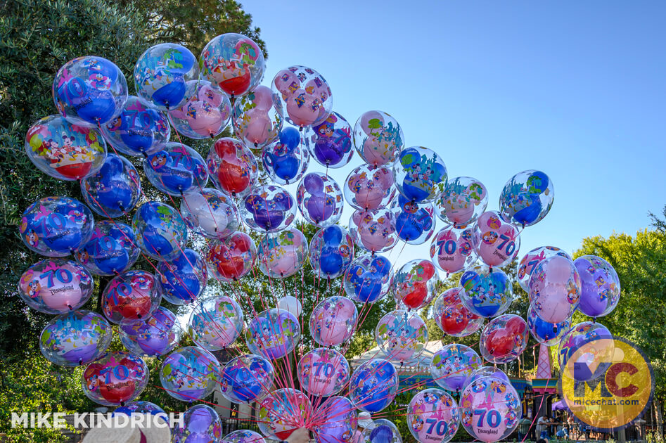 Disneyland 70th Balloons