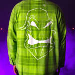 Disney Halloween merchandise 2025-cakeworthy-oogie boogie flannel