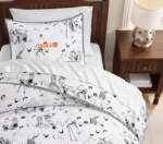 Disney Halloween merchandise 2025-pottery barn kids-nightmare-before-christmas-duvet-shams