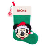 Disney Store-Disney Holiday Merchandise 2025-Mickey Mouse Family Christmas collection-Santa Mickey Mouse Holiday Stocking
