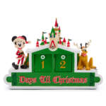 Disney Store-Disney Holiday Merchandise 2025-Mickey Mouse Family Christmas collection-Santa Mickey Mouse and Pluto Holiday Fantasyland Castle Countdown Calendar