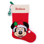 Disney Store-Disney Holiday Merchandise 2025-Mickey Mouse Family Christmas collection-Santa Minnie Mouse Holiday Stocking