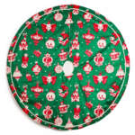 Disney Store-Disney Holiday Merchandise 2025-Mickey Mouse Family Christmas collection-Tinker Bell and Fantasyland Castle holiday tree skirt-2