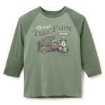 Disney Store-Disney Holiday Merchandise 2025-Mickey’s Tree Farm Raglan T-Shirt for Adults