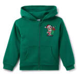 Disney Store-Disney Holiday Merchandise 2025-mickey mouse family christmas collection-Santa Mickey Mouse and Friends Holiday Zip Hoodie for Kids